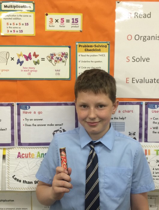 Weekly Maths Challenge Winner 30/9/14