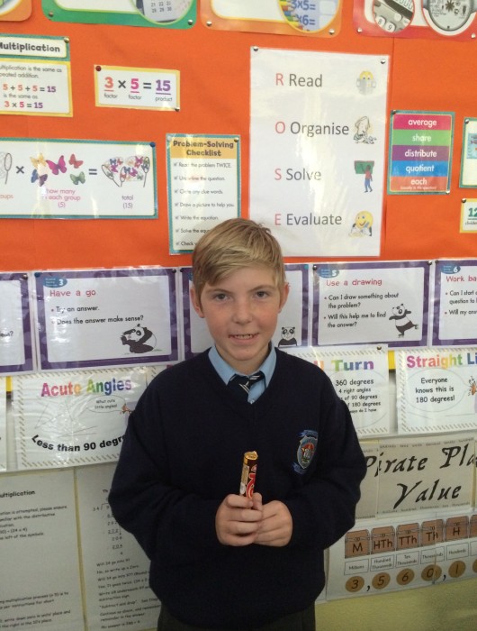 Maths Challenge Winner 23/9/14