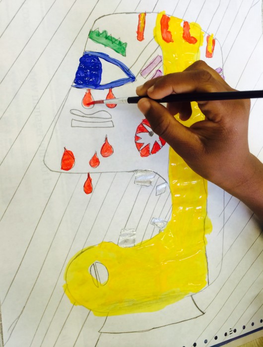 Picasso Faces – Art in 5th class